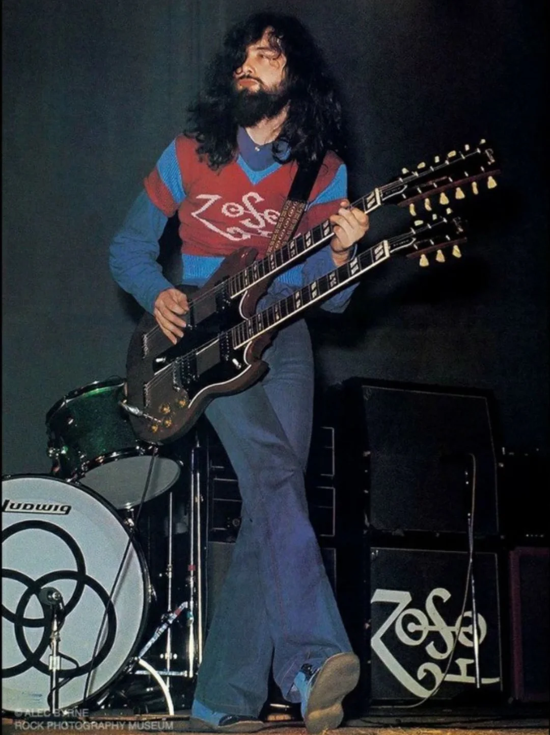 Rock - Jimmy Page Shreds the Doubleneck – Led Zeppelin at Wembley, 1971 ...