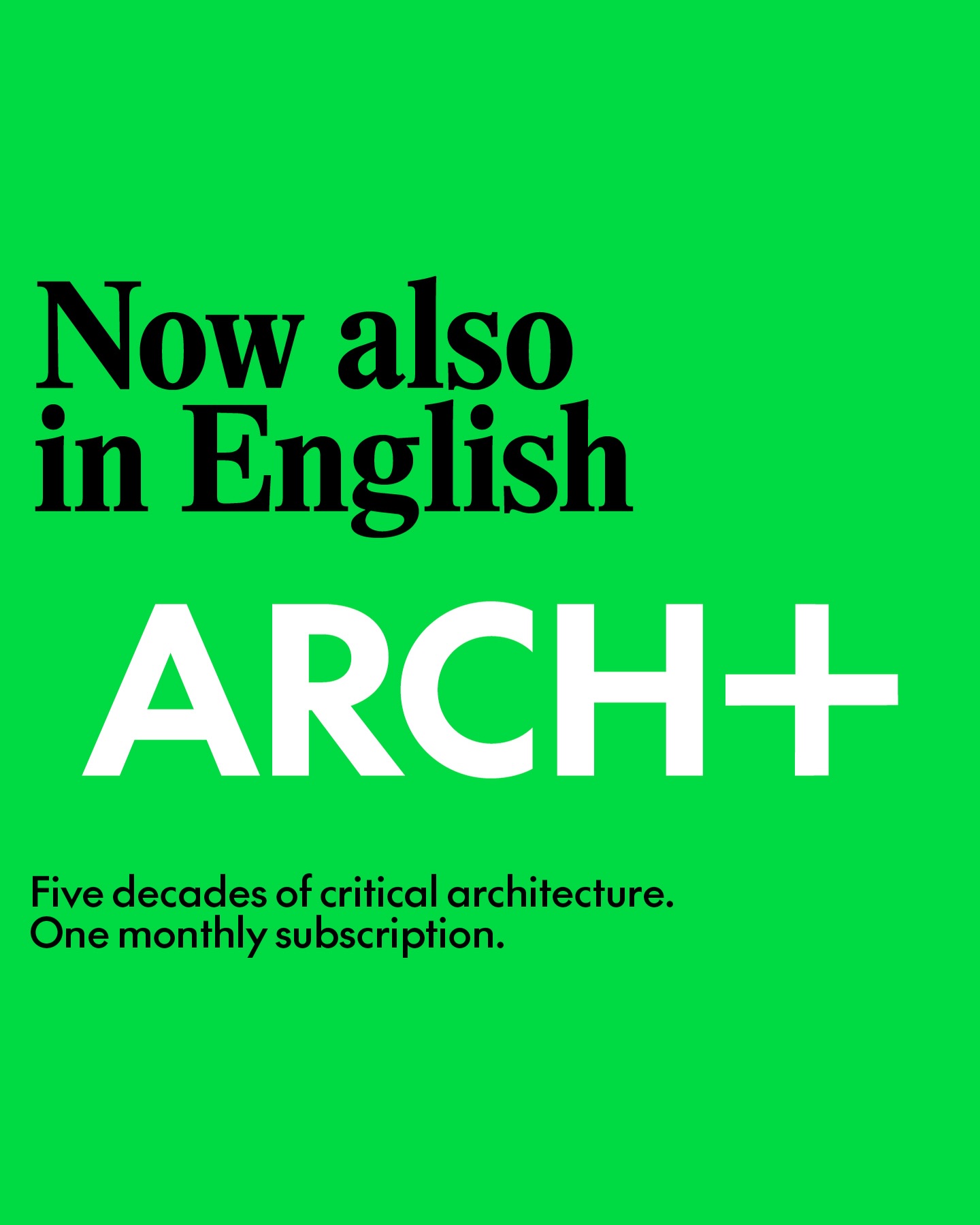 ARCH+ - ARCH+ updated their cover photo.