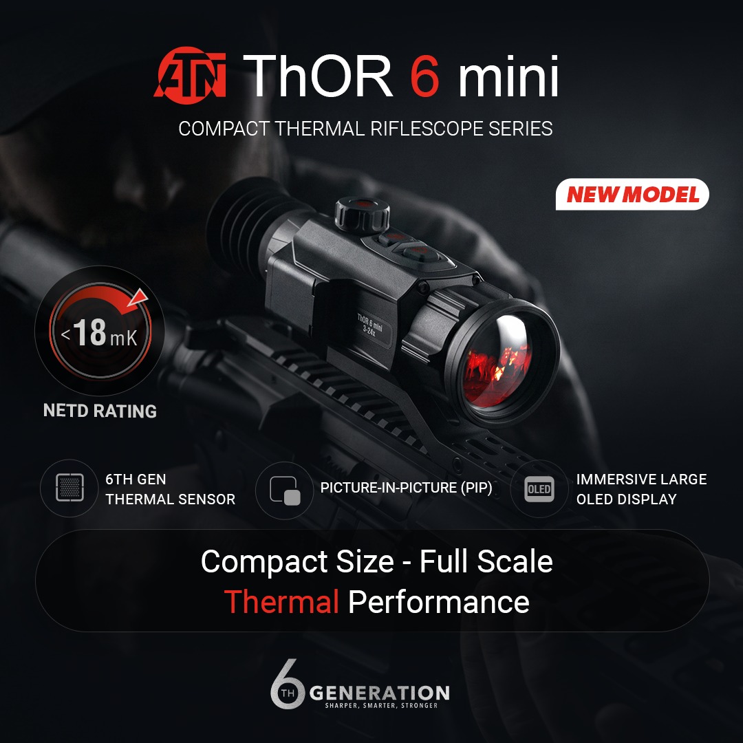 ATN - 🔥 Introducing the ThOR 6 Mini 🔥 Built for hunters who never stand ...