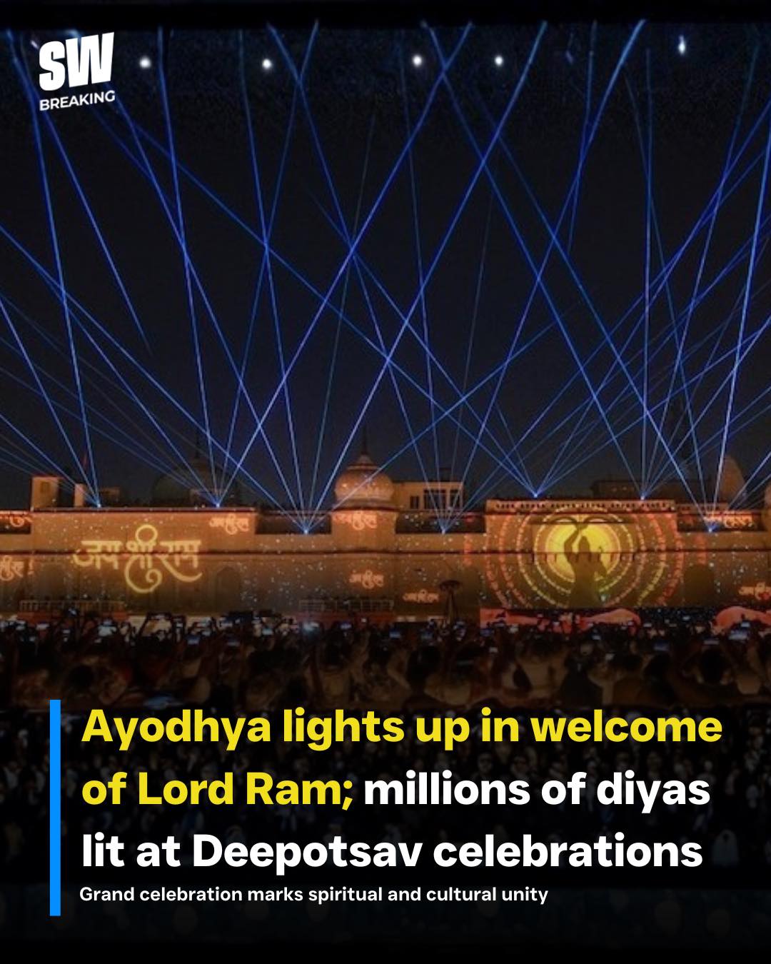 ScoopWhoop - Ayodhya witnessed breathtaking visuals as millions of ...