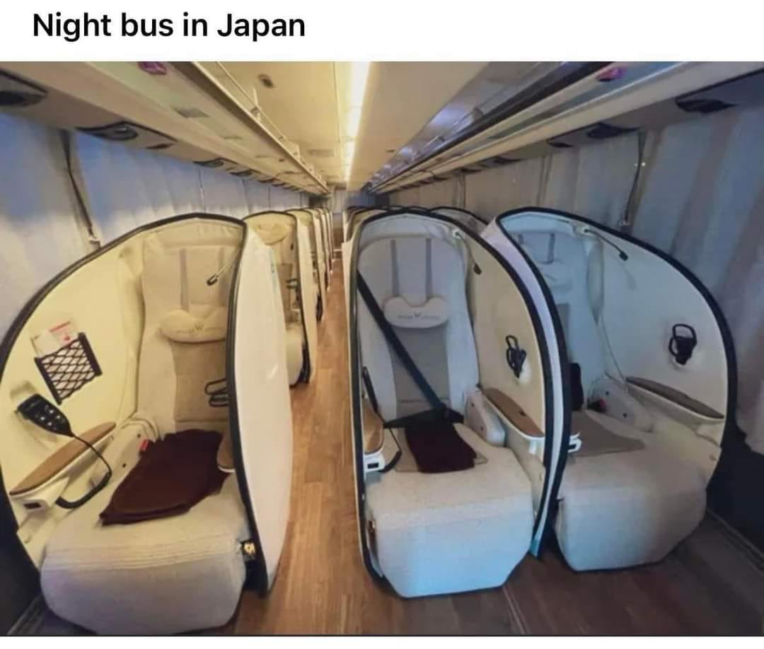 洋楽 Passenger /Nightbus This is how a bus for night trip looks like in Japan