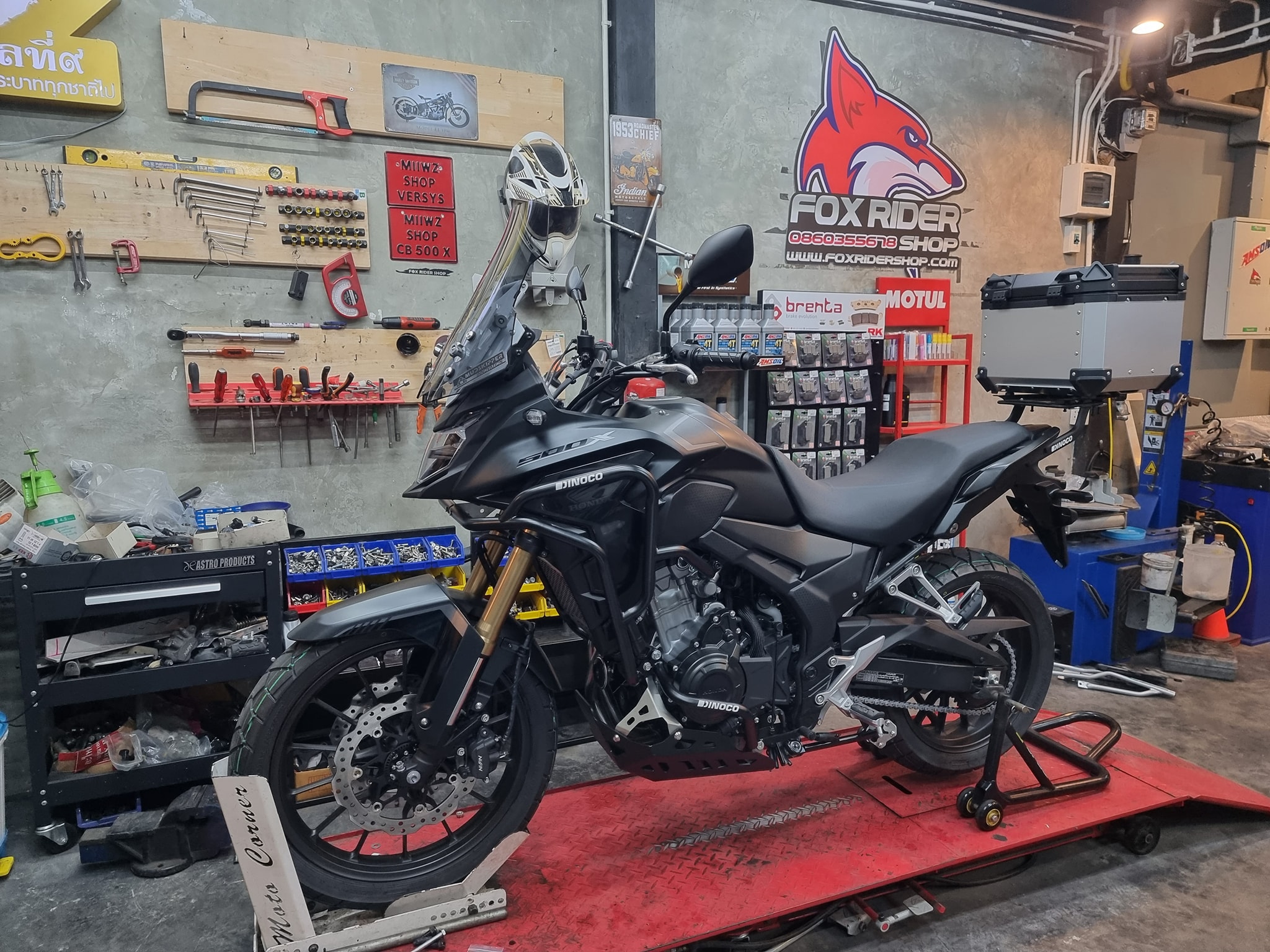 Fox Rider Shop - 🦊 CB500x ติดตั้งชุดของแต่งที่ Fox Rider...