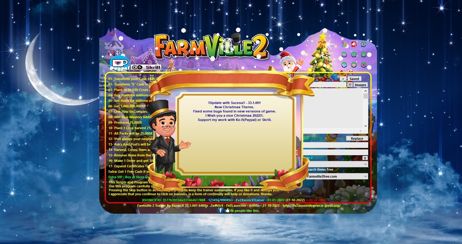 Fv2Trainer - Hi Farmers today i update the trainer to... | Facebook