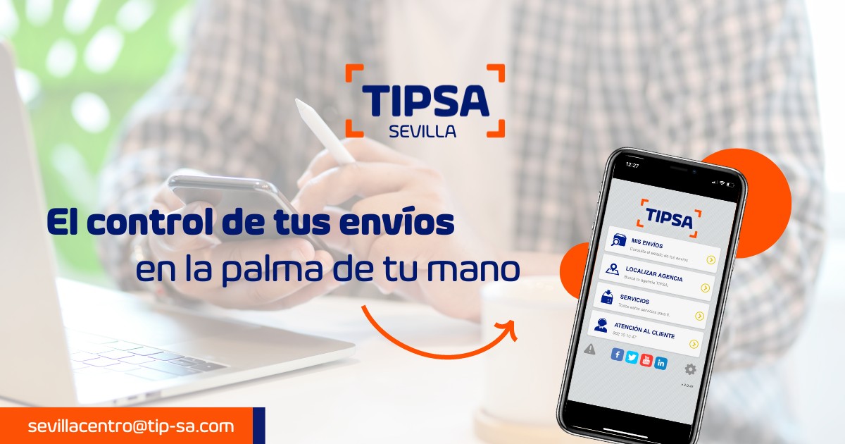 TIPSA Sevilla - ¿Conoces nuestra app? 📱 Con ella, puedes...