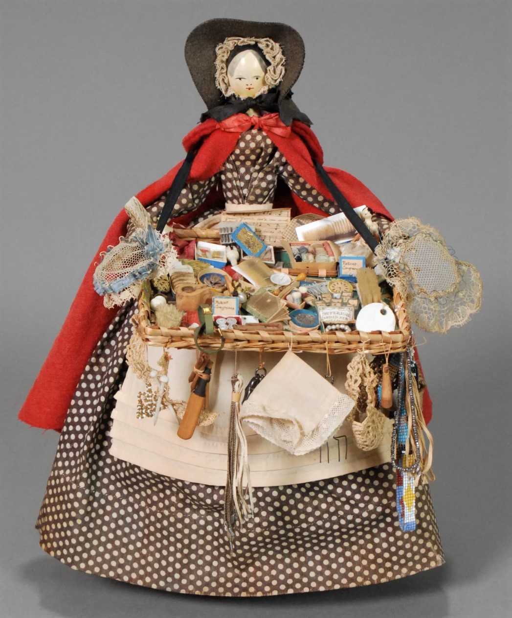 This is a Welsh Peddler doll and it dates to the last half of the