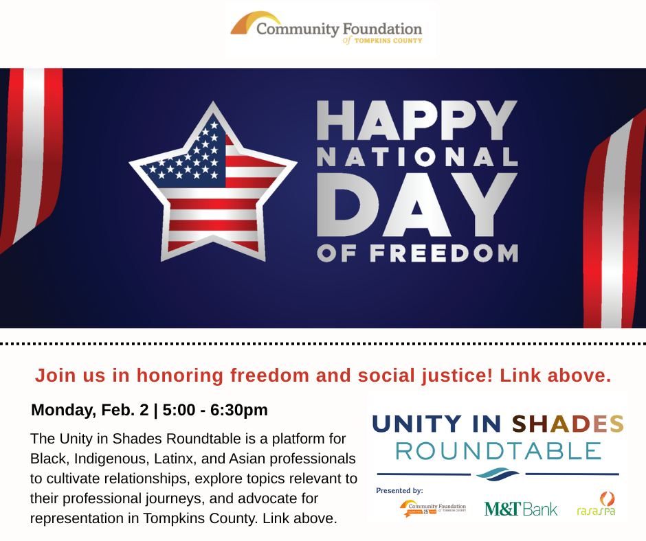🕊️ National... - Community Foundation of Tompkins County | Facebook