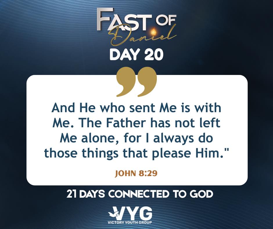 VYG Hong Kong - 🕊Fast of Daniel | Day 20 🔥 🗣Even Jesus... | Facebook