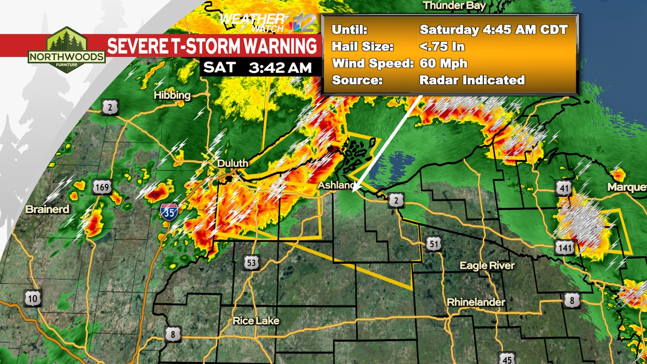 Meteorologist - A Severe Thunderstorm Warning has been issued for the ...
