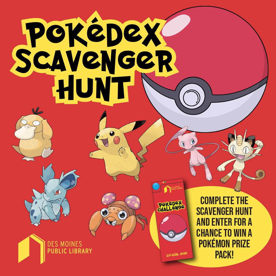 Des - Become a Pokémon Master at the Des Moines Public Library ...