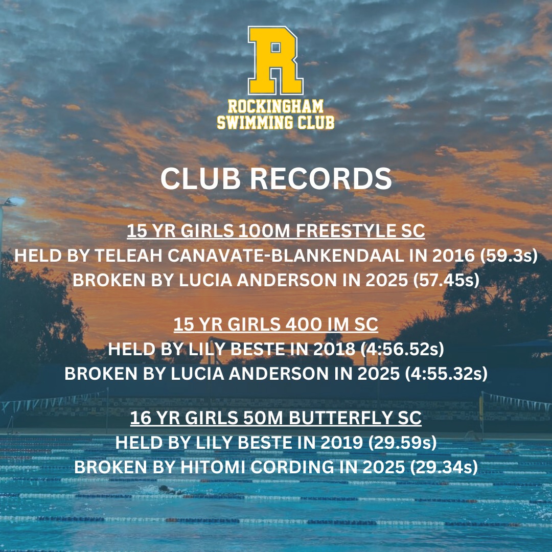 Rockingham Swimming Club added... - Rockingham Swimming Club