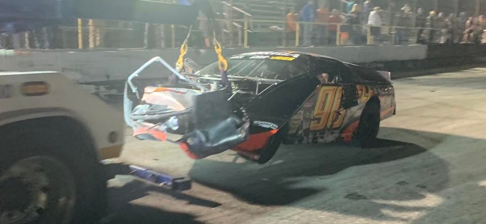 Sunshine - Steve Dorer after a late race incident. | Facebook