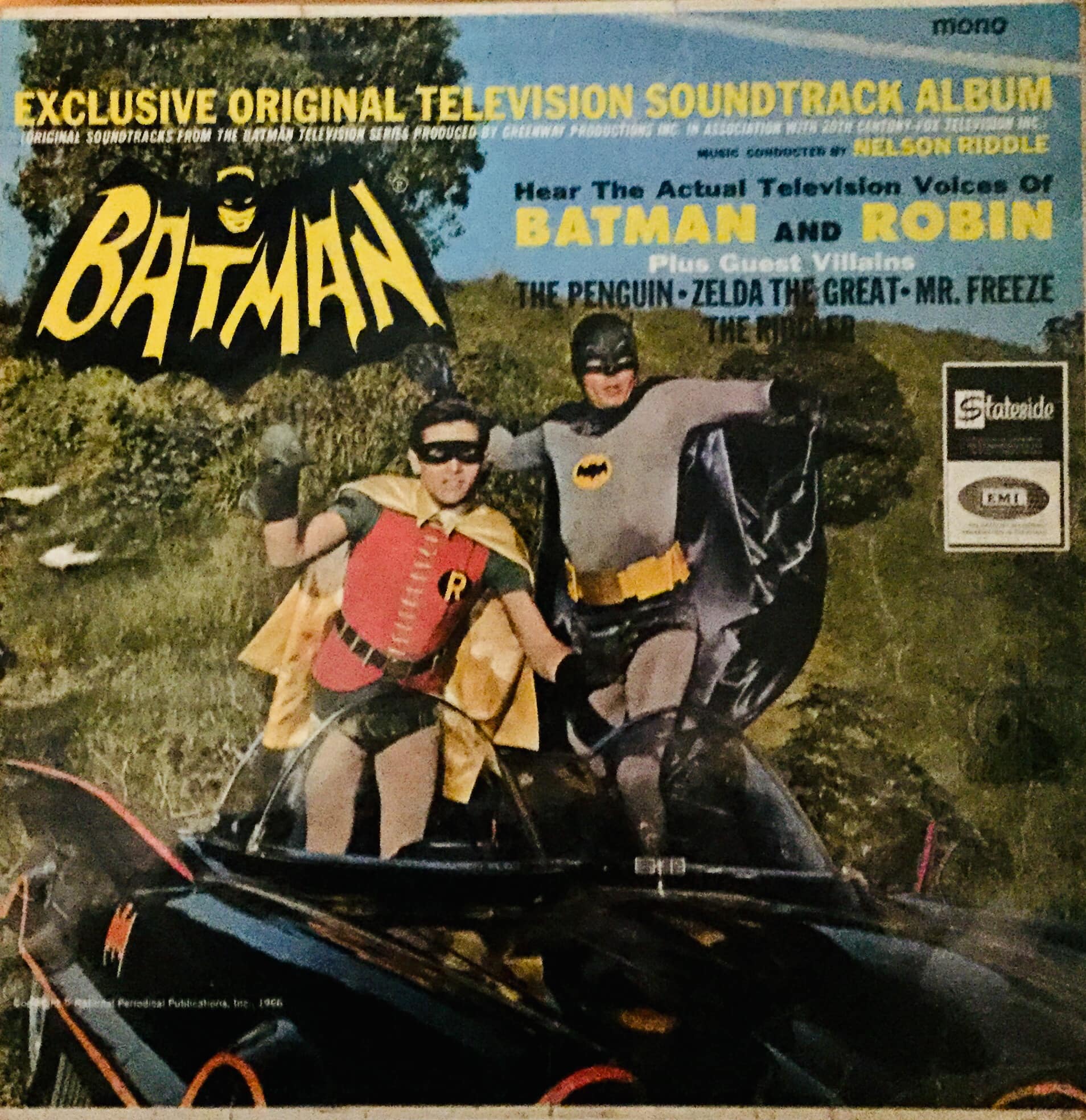 What is the value of a 1966 Batman LP in VG condition?