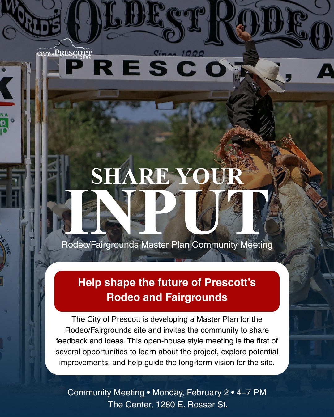 The City of Prescott invites... - City of Prescott, Arizona | Facebook