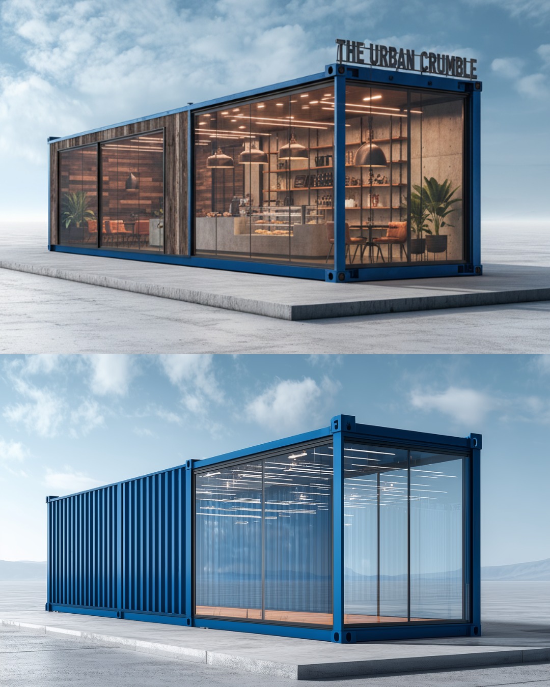 TinSpaces - Single 40Ft Container To Create A Cosy Bakery Cafe for $40k ...