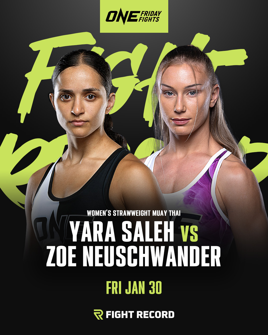 FIGHT DAY! 💣 The first Women's Muay Thai bout of 2026 in ONE goes