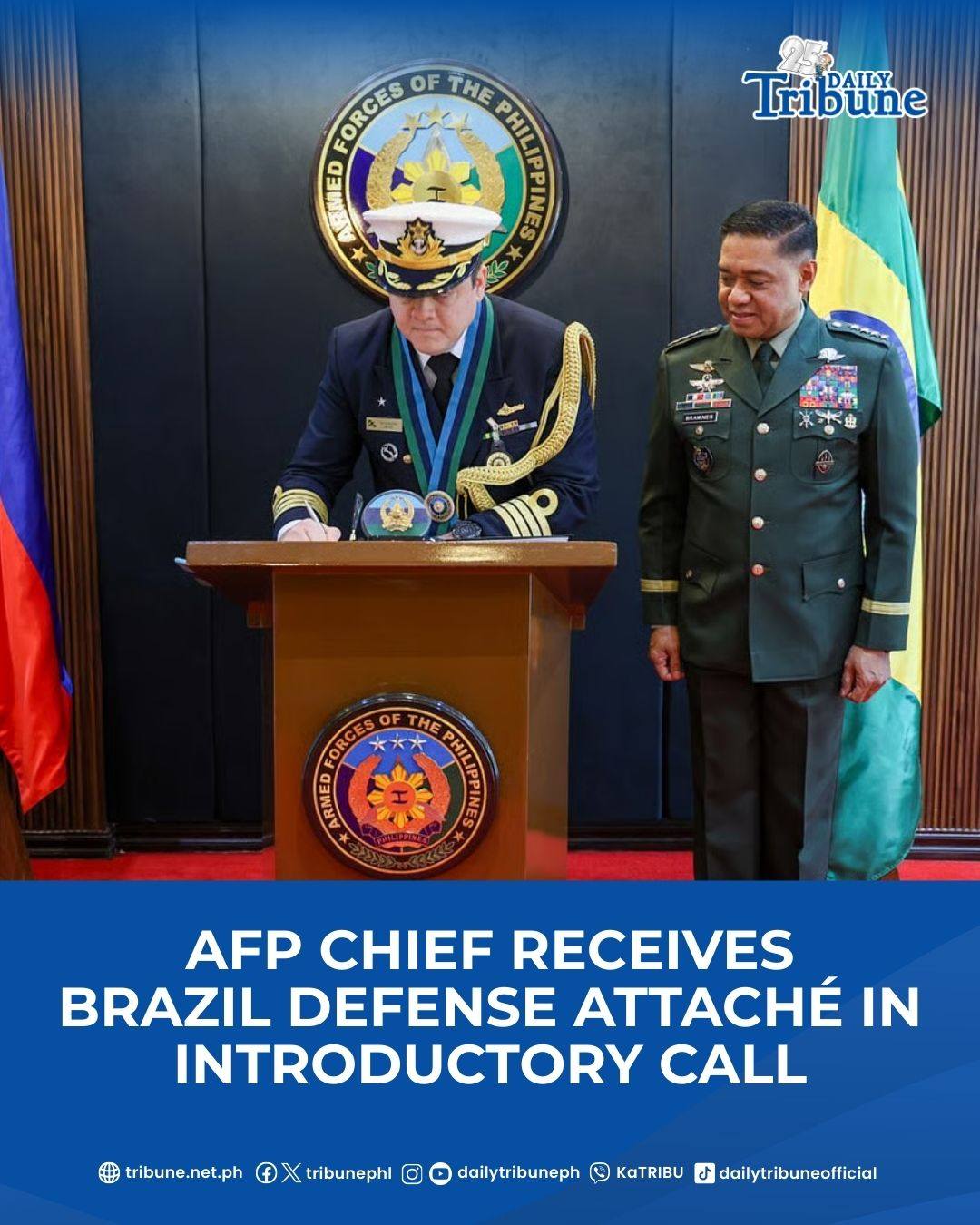 Daily - Armed Forces of the Philippines Chief of Staff Gen. Romeo S ...