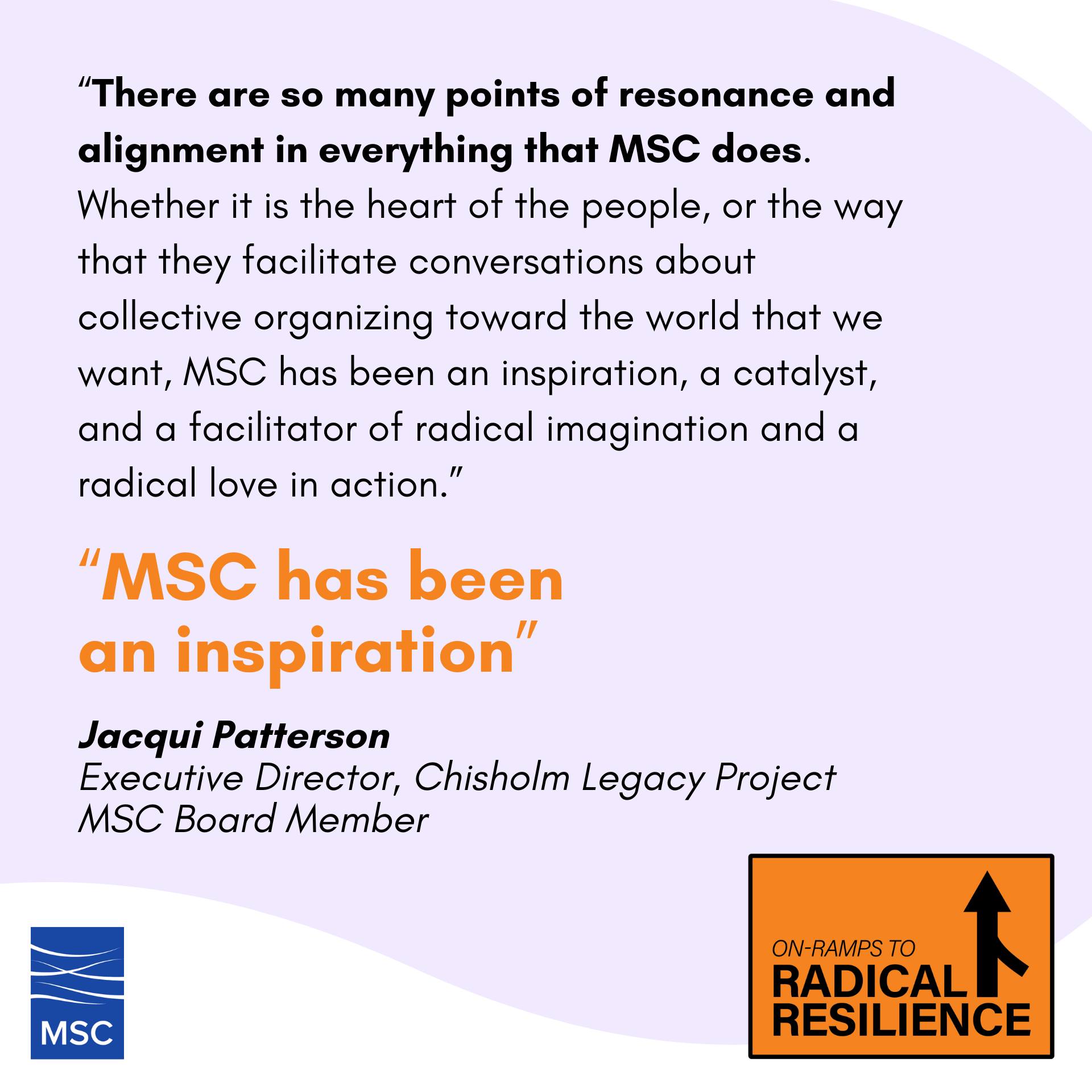 MSC has been a hub for... - Movement Strategy Center | Facebook