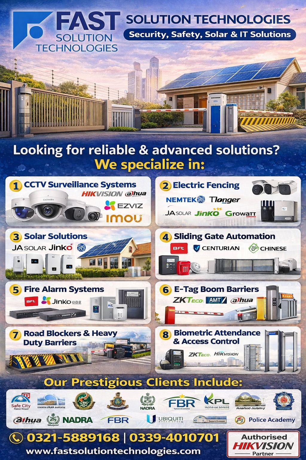 Fast Solution Technologies - CCTV - SOLAR | Islamabad