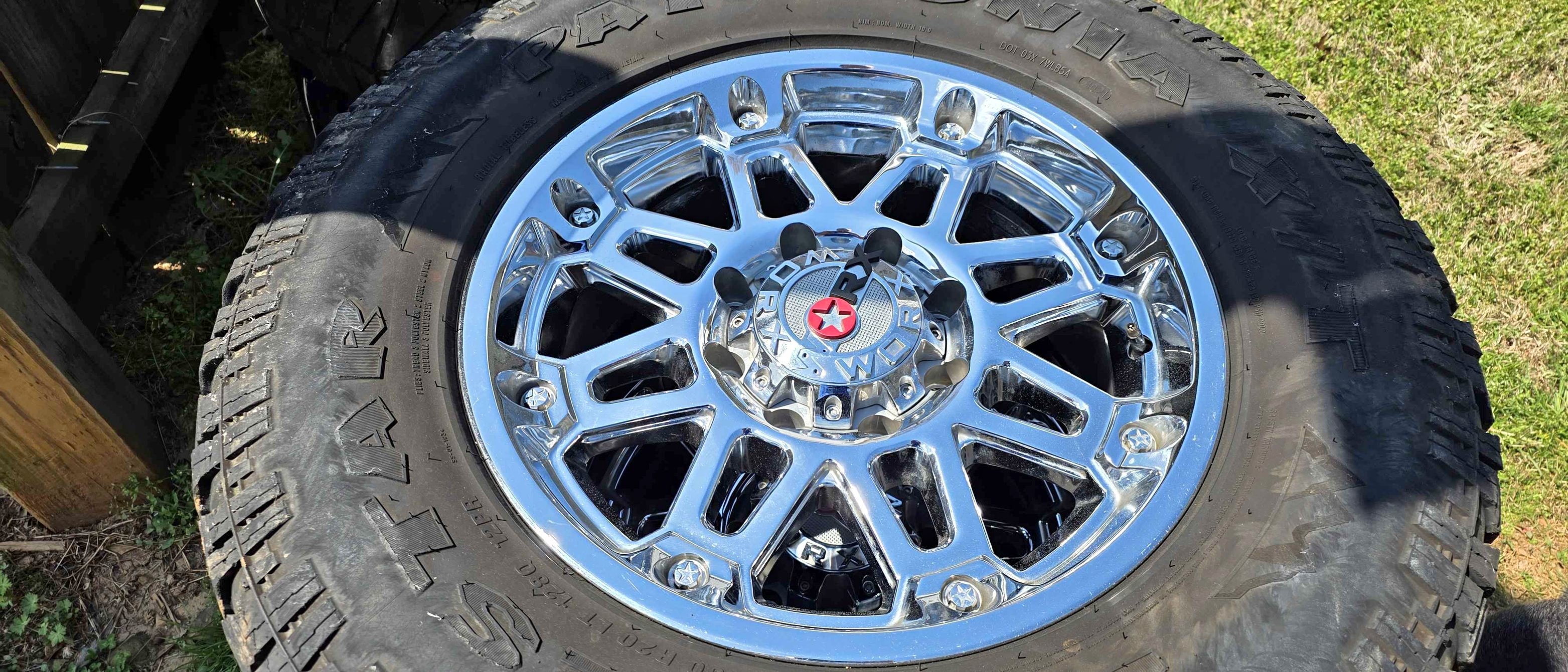 35” BFG KO2 Tires on 2018 GMC Sierra 2500 Denali OEM Rims (8x180) – Set ...
