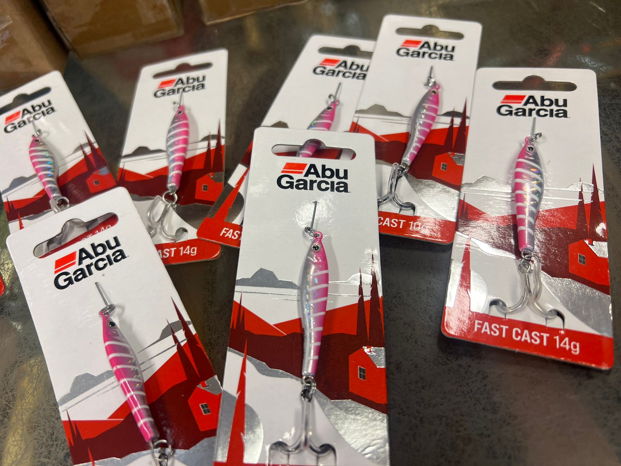 Esca Rotante Abu Garcia Fast Cast / Casting - Tutte Le Taglie - Adatta Ad Acqua Dolce E Salata - Foto 3