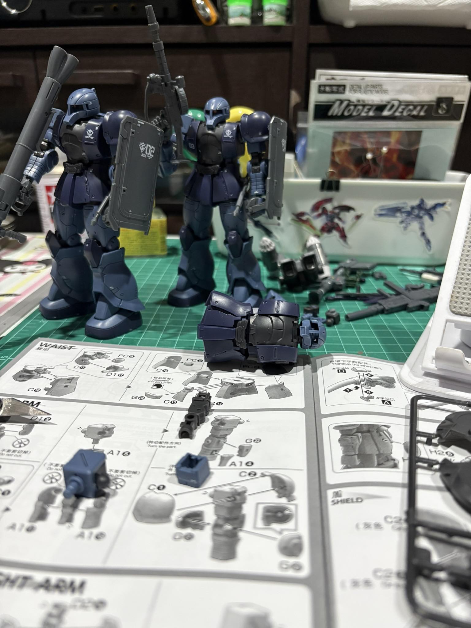 『THE HANP』様♡専用 HG 1/144 MS-05 ZAKU I [BLACK TRI-STARS] 02 의무의공베 MODEL DECAL