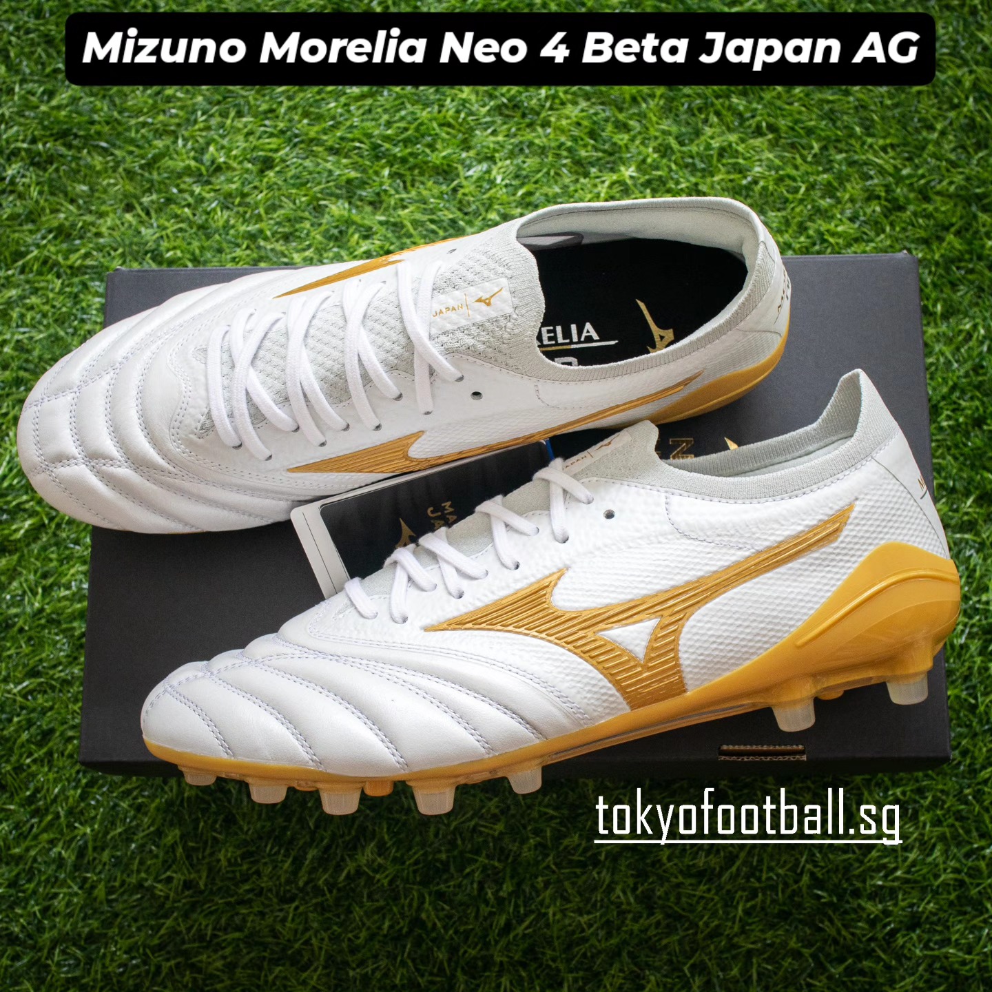 Dominate on astro grass. Mizuno Morelia Neo 4 Beta Japan AG Made 
