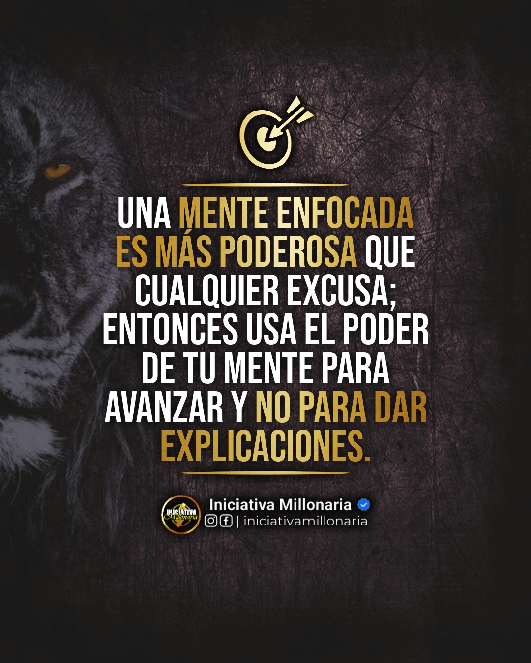 Iniciativa - ENFOCA TU MENTE EN SEGUIR AVANZANDO. Una mente enfocada es ...