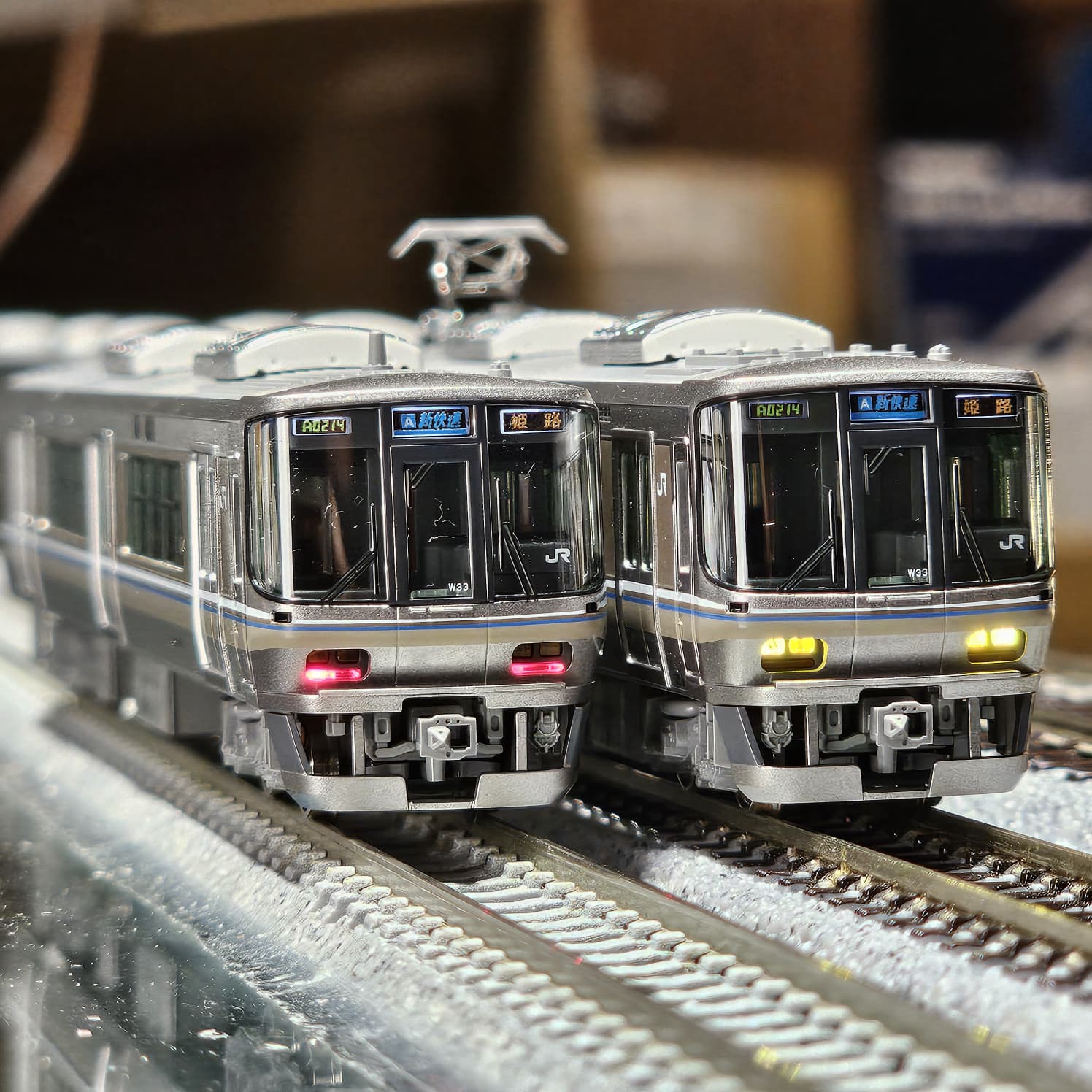 模型・プラモデル KATO JR西日本223系2000番台更新車(自作)