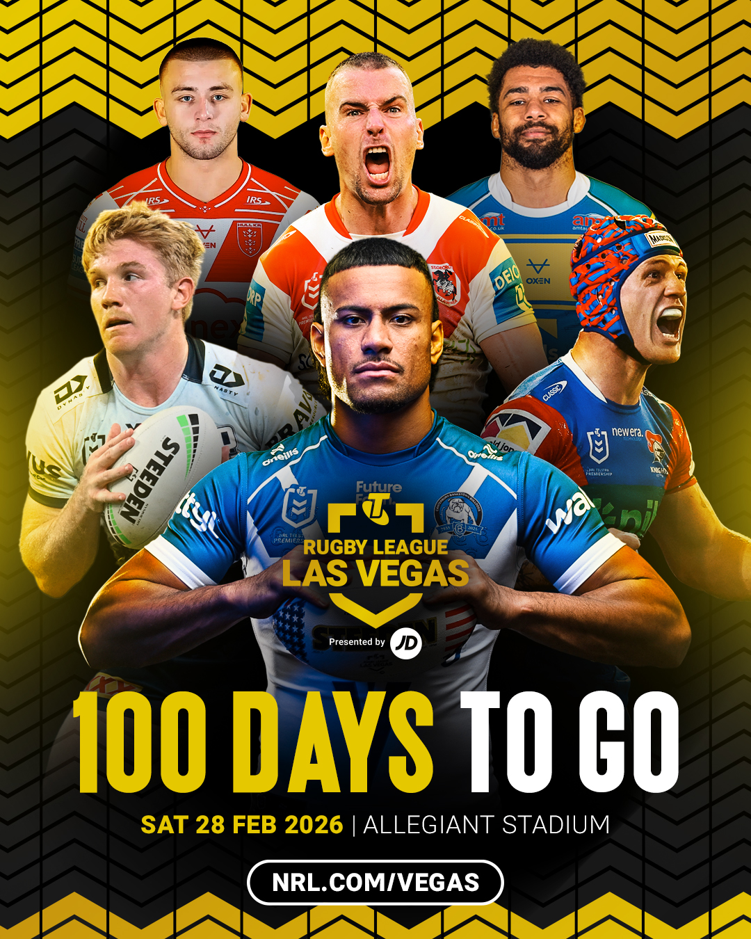 NRL - THE COUNTDOWN IS ON ⏰ T-minus 100 days until Rugby League takes ...