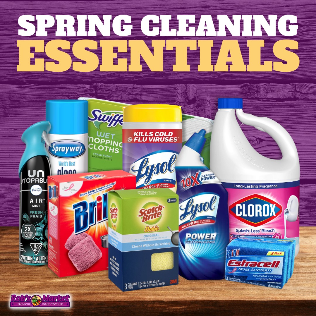 Rob's Market - Spring into clean! Stock up on all the cleaning ...