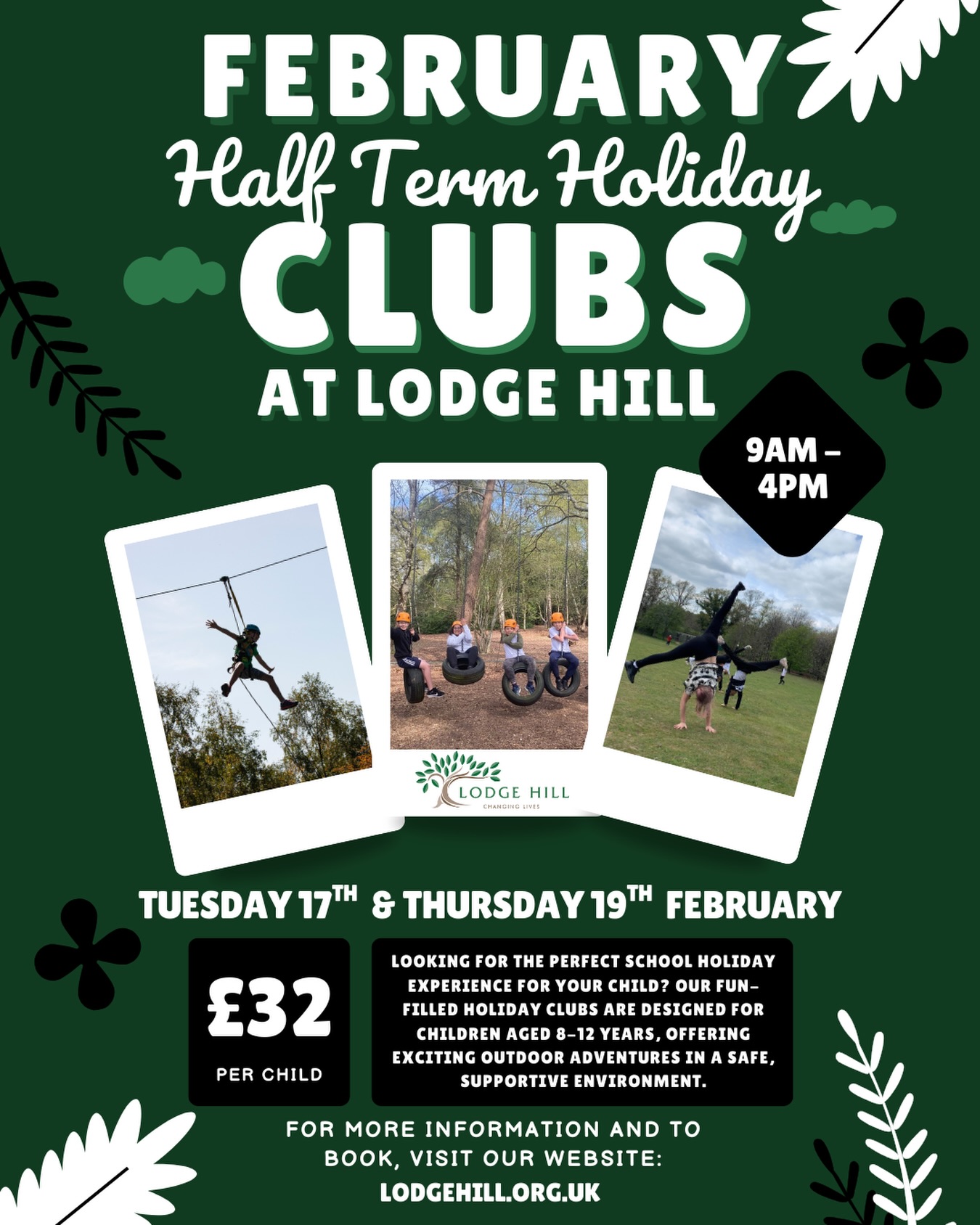 FEBRUARY HALF TERM HOLIDAY CLUBS AT... - Lodge Hill Centre | Facebook