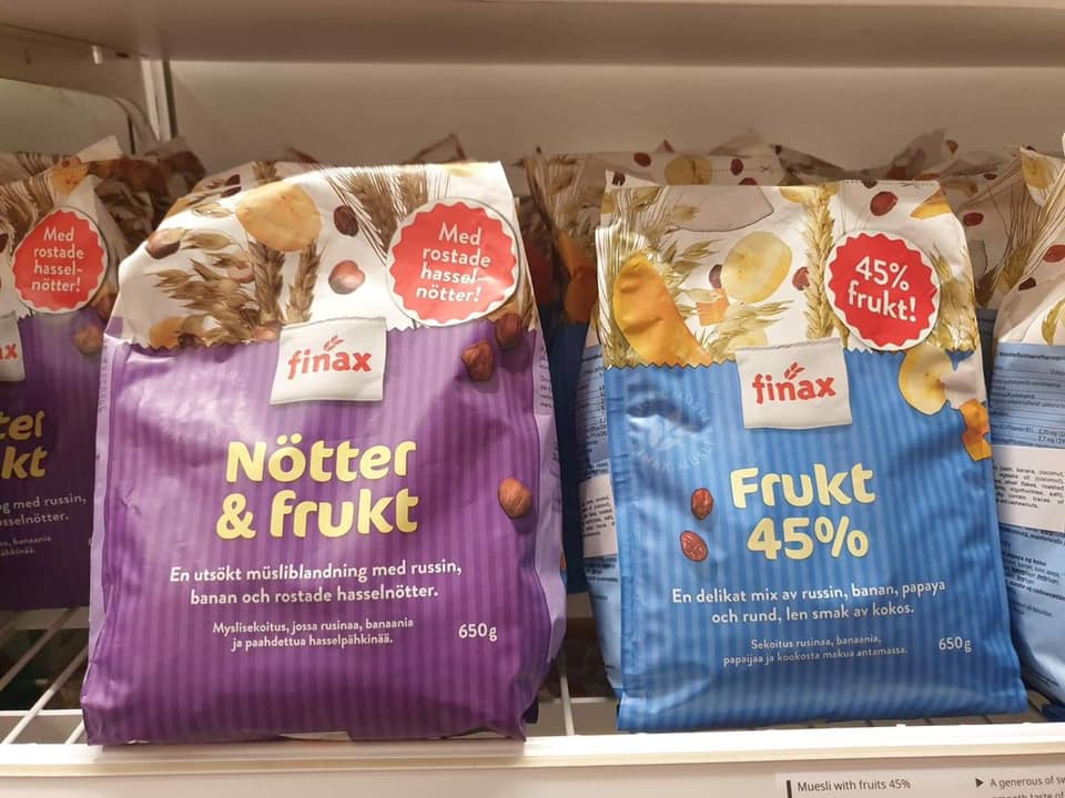 📍Ikea Goodies ✨FINAX CEREAL - FRUKT MUSLI (45% Fruit) 650g ✨FINAX CEREAL
