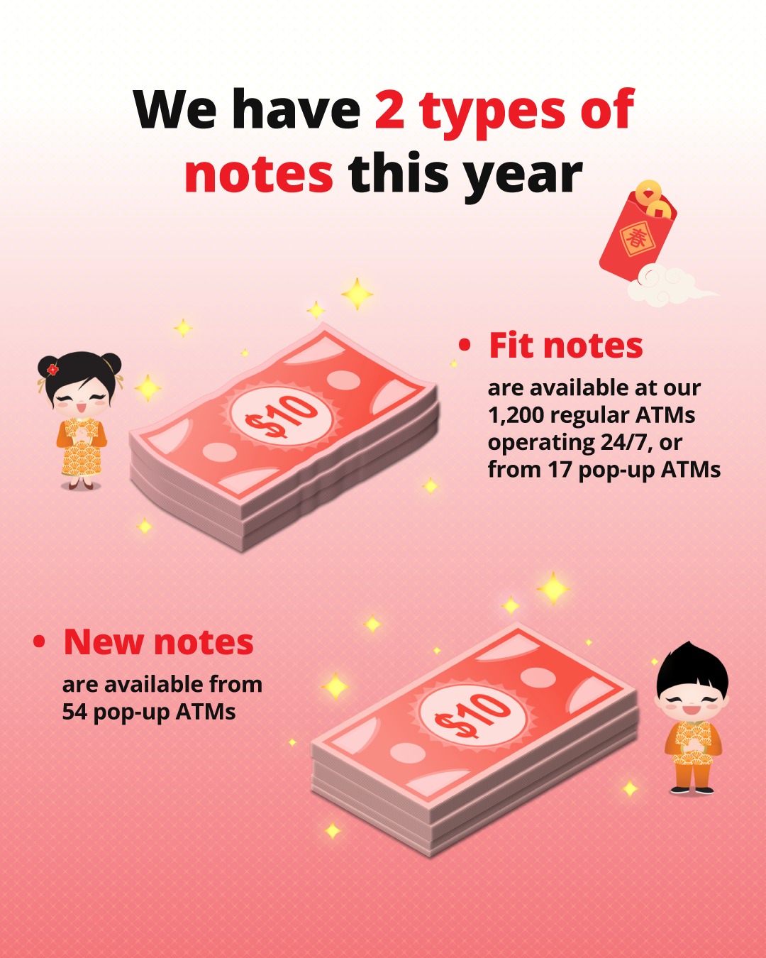 DBS - Withdrawing Fit or New notes for Chinese New Year?... | Facebook
