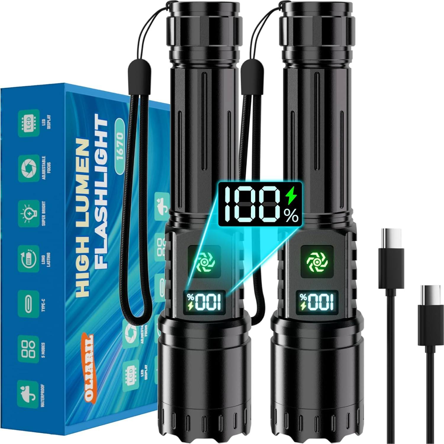 best rechargeable led flashlight canada Fenix PD36R Pro 2800 Lumen and emergency situations Coast CF1000R 1000L LED Rechargeable