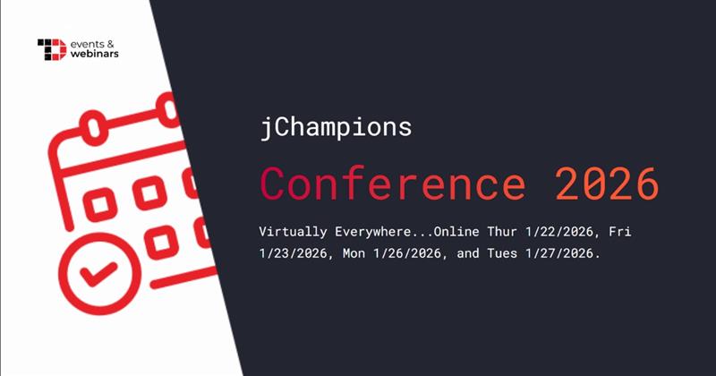 TechDogs - jChampions Conference 2026 on 22–23 January brings together ...