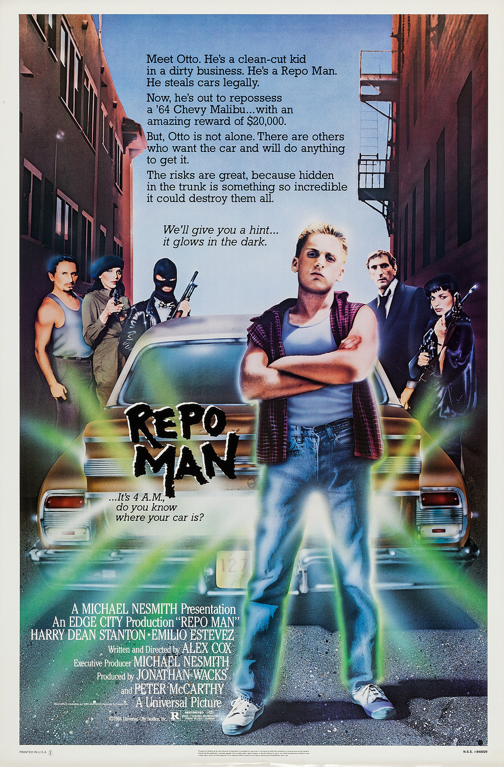 Cult classic 'Repo Man' is 41 years... - Last Exit to Nowhere | Facebook