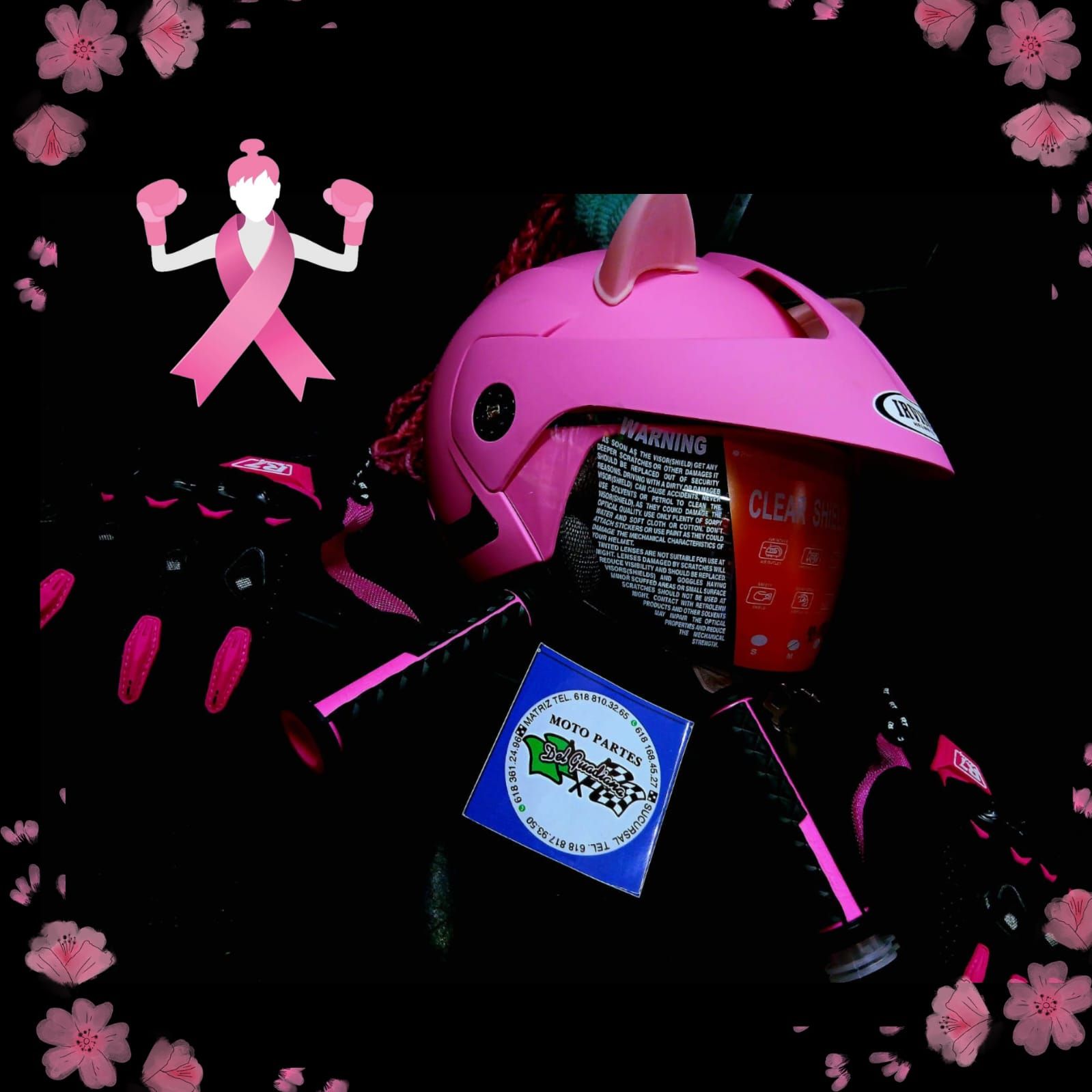 Moto - 🎀 Octubre Rosa en Moto Partes del Guadiana 🎀 Este mes, nos ...