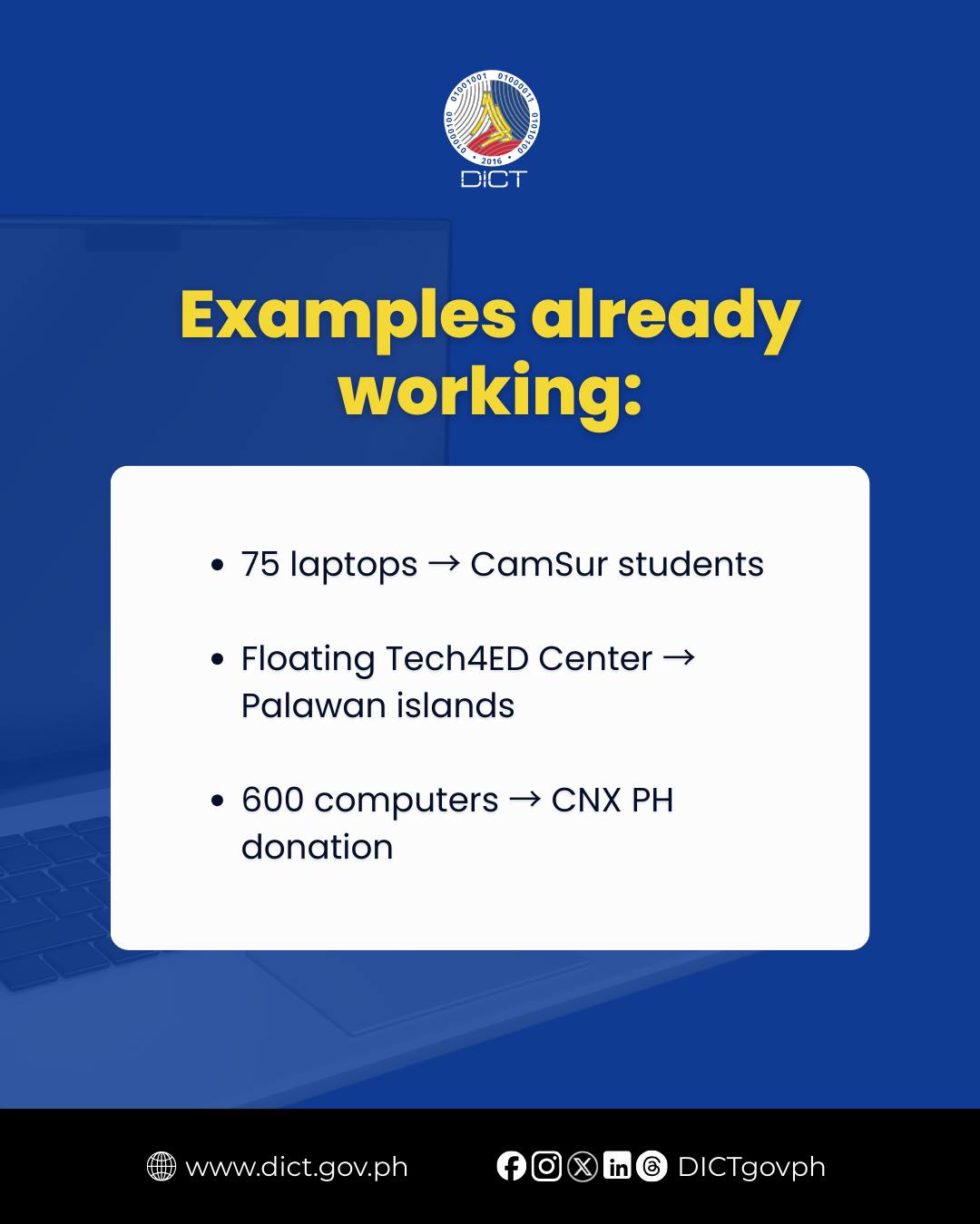 Department of Information and Communications Technology - DICT added a ...
