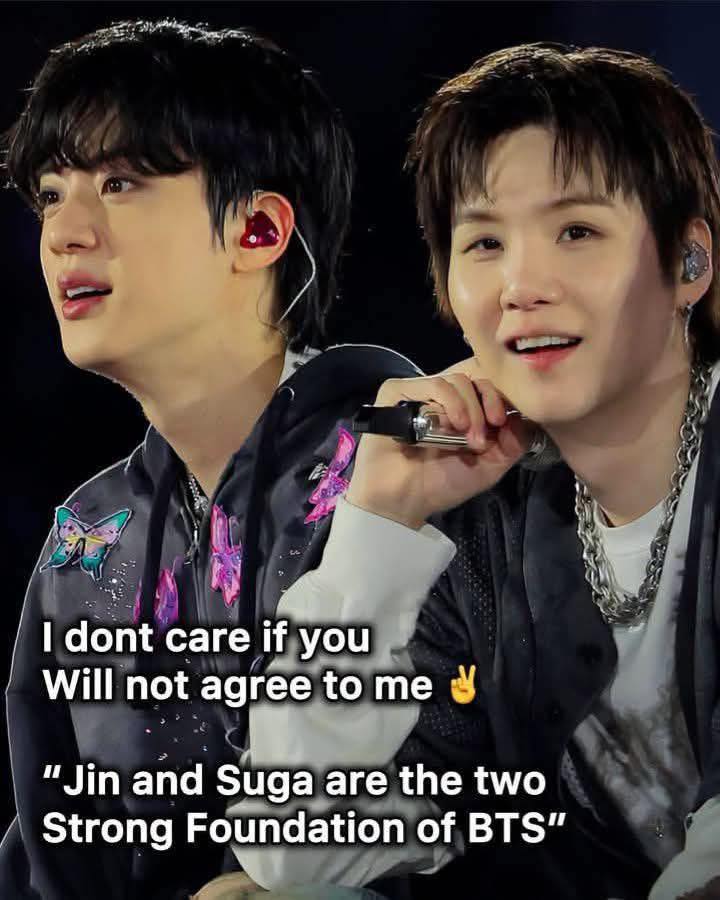BTS Jin and Suga 💯❤️📸
