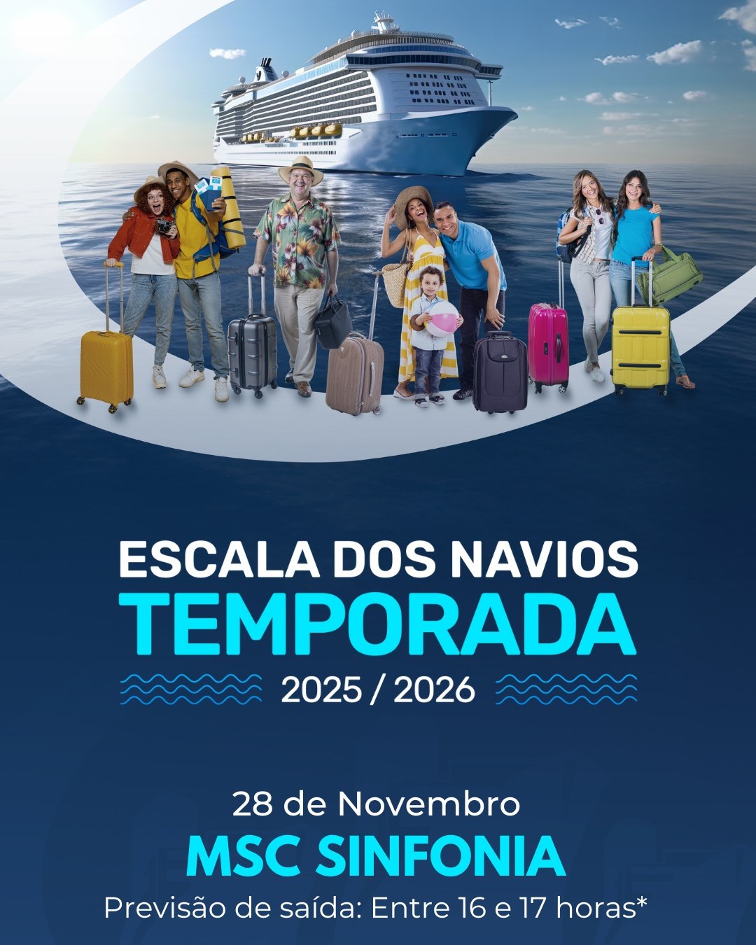 Terminal - 🚢 Seguindo a temporada 2025/2026, o MSC Sinfonia chega ...