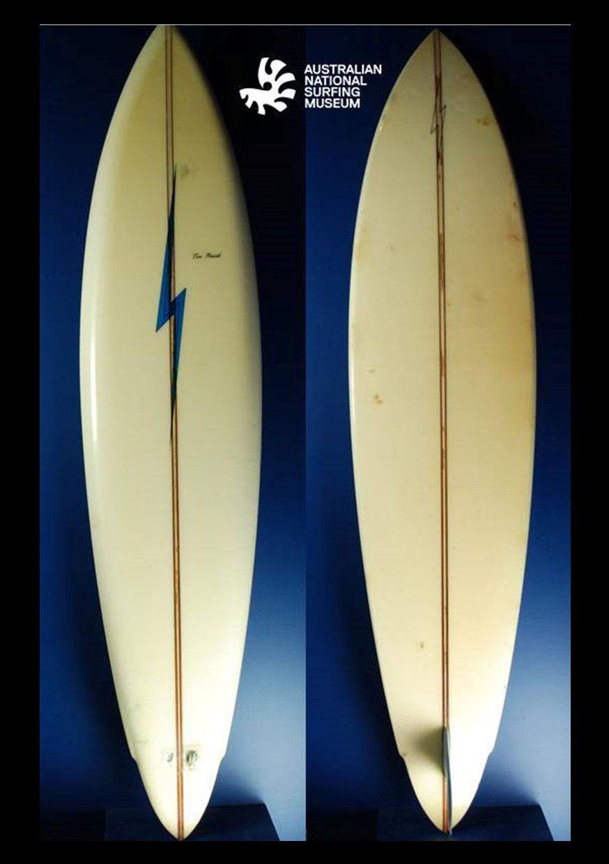 What is the value of a vintage Tom Parrish Pipeliner surfboard?