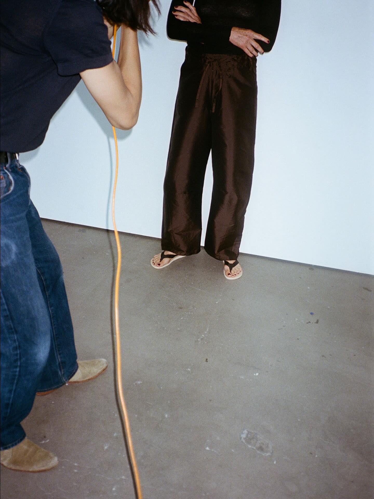 Outfit chan luu pants Behind the scenes of our Fall 25 campaign 