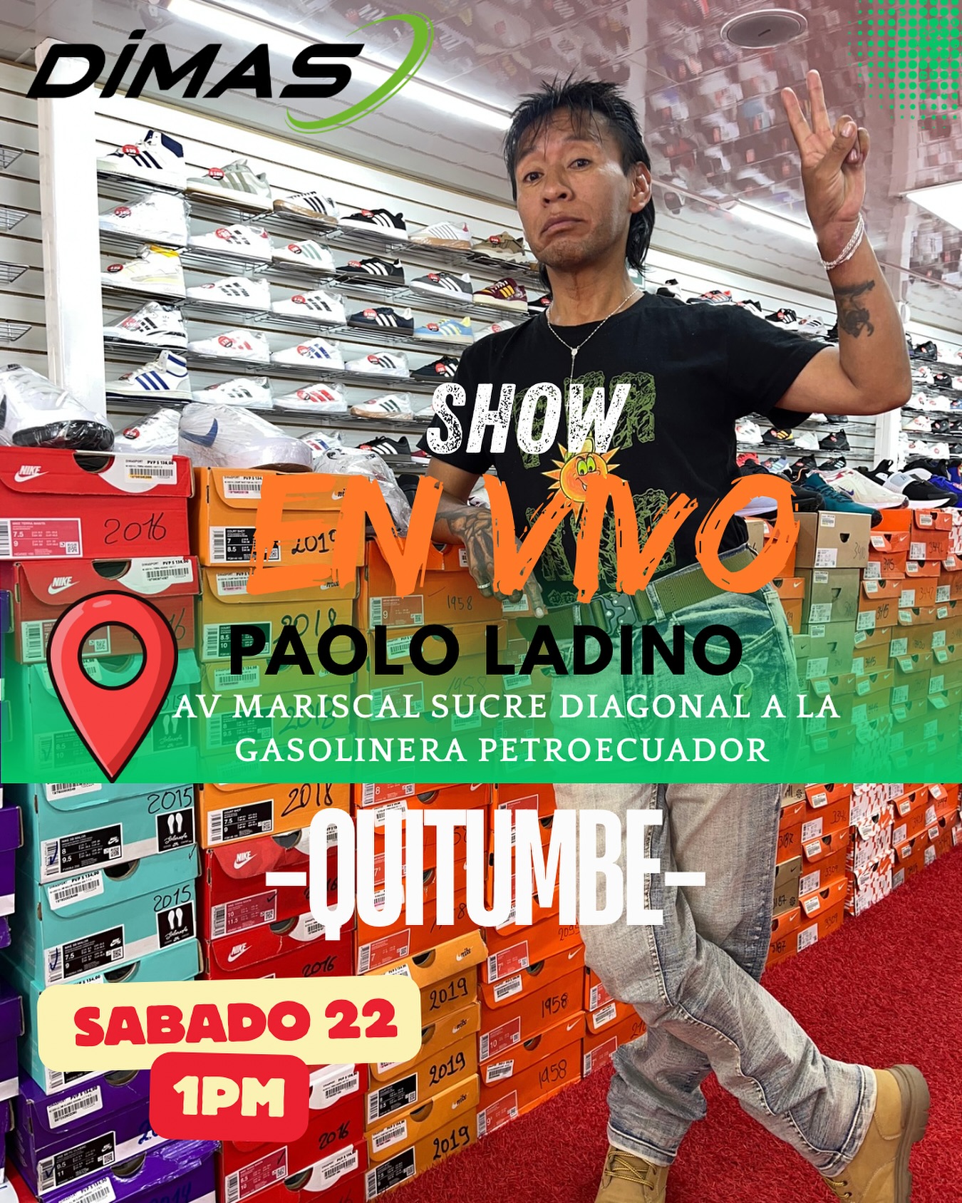 Dimasport - 🎉👟 ¡INVITACIÓN OFICIAL! DIMAS llega a Quitumbe y queremos ...