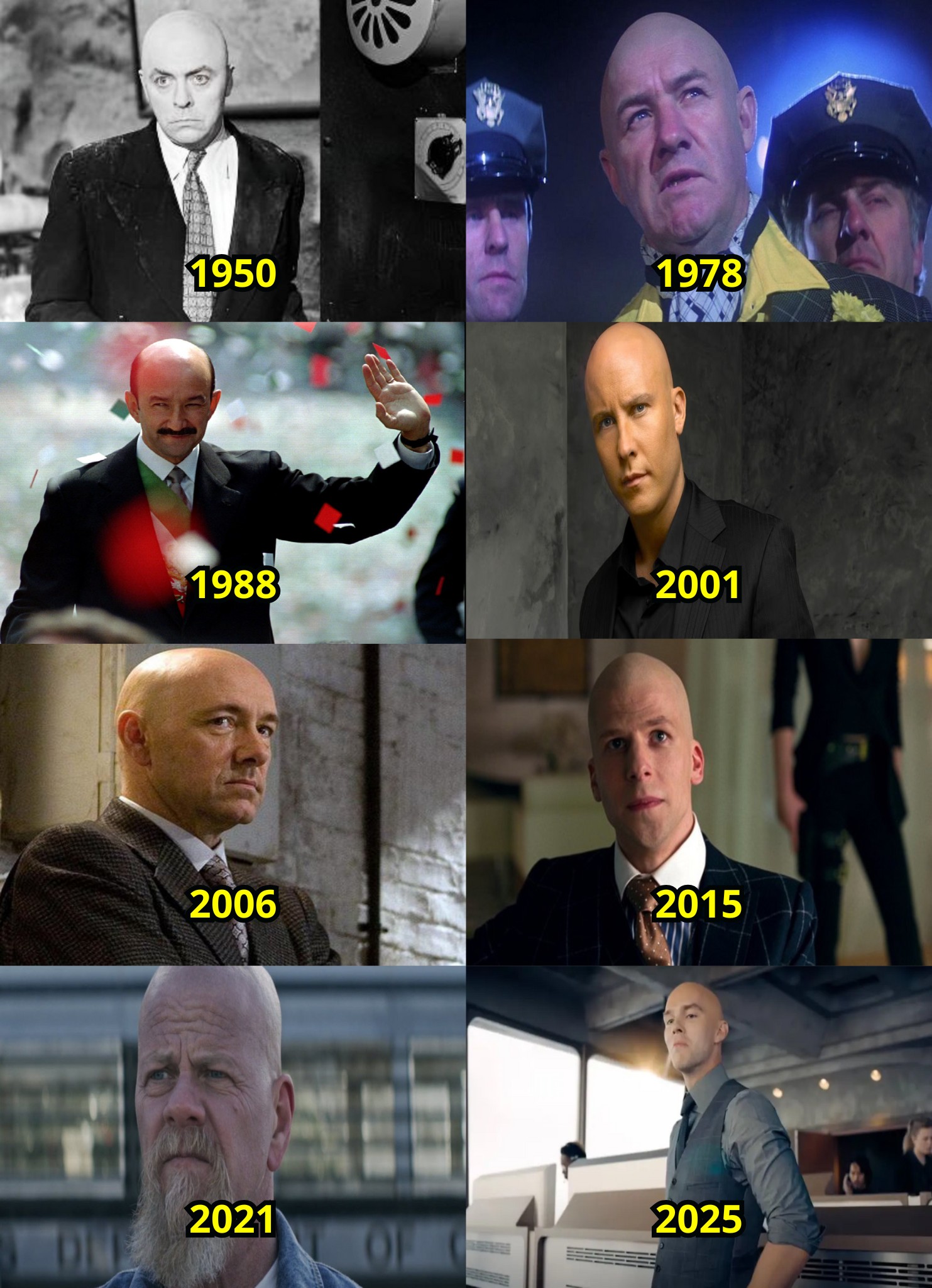 Mexicobolita - Evolución de Lex Luthor a través de los años | Facebook