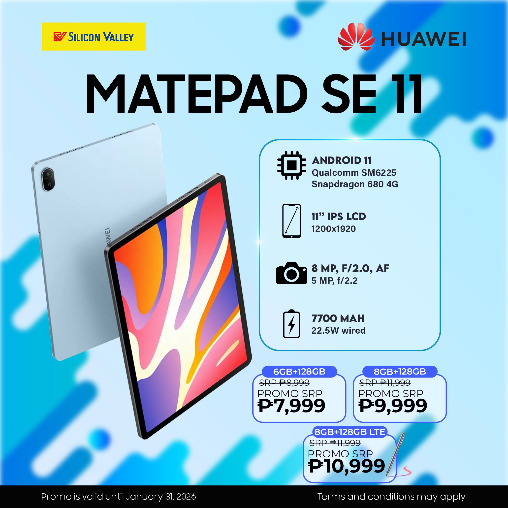 ?✨ Huawei MatePad SE 11 — Now on Special Promo! ✨? Upgrade 