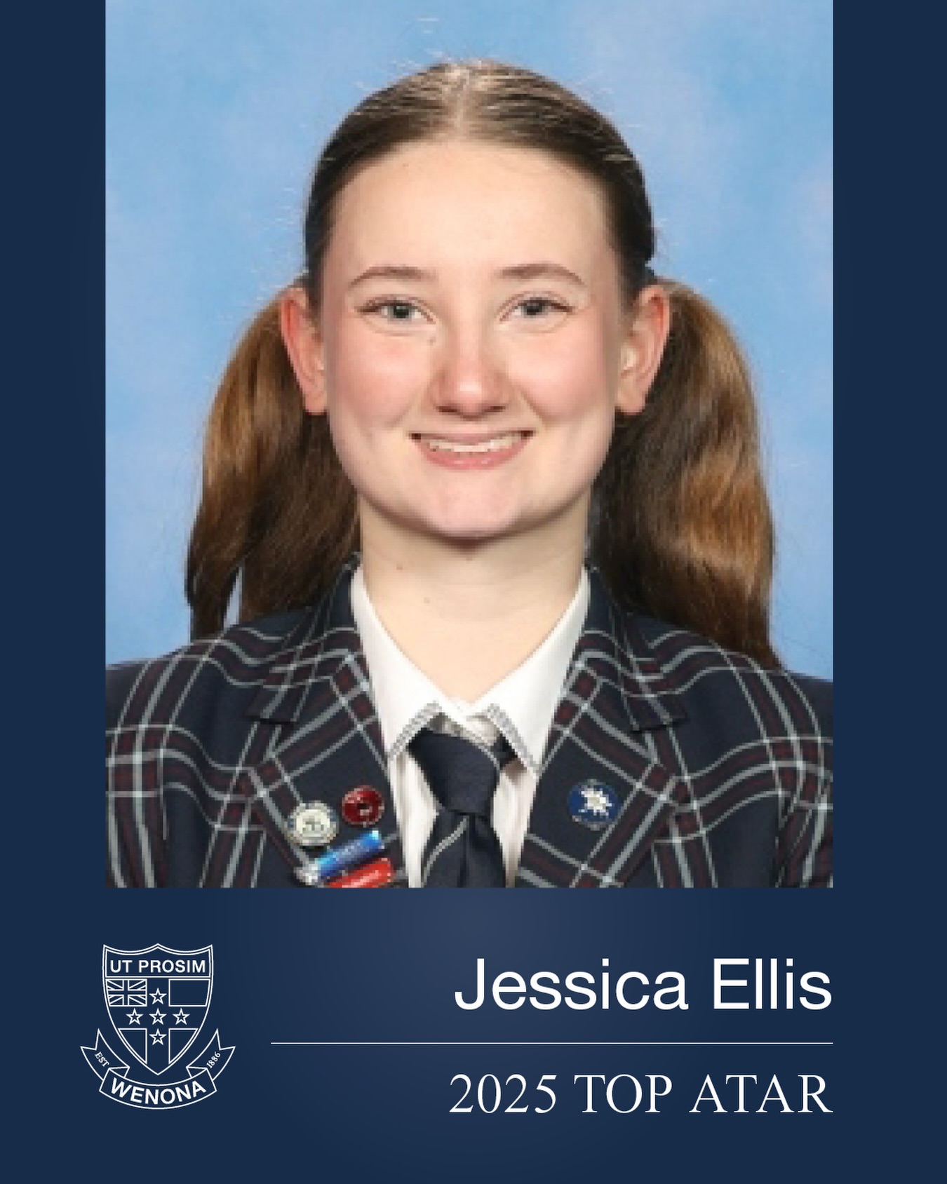 Wenona - TOP ATAR Congratulations to Jessica Ellis, who has achieved ...
