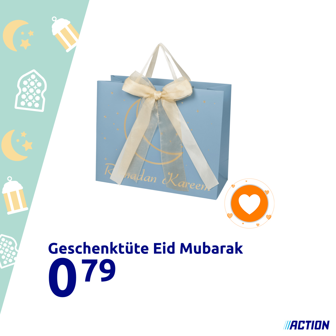 In unseren Filialen findest du jetzt die ersten Ramadan-Artikel! 👀 Zum Beispiel diese hübsche Geschenktüte, die Geschenke und Mitbringsel zu etwas ganz Besonderem macht! ✨ Natürlich immer zum besten P