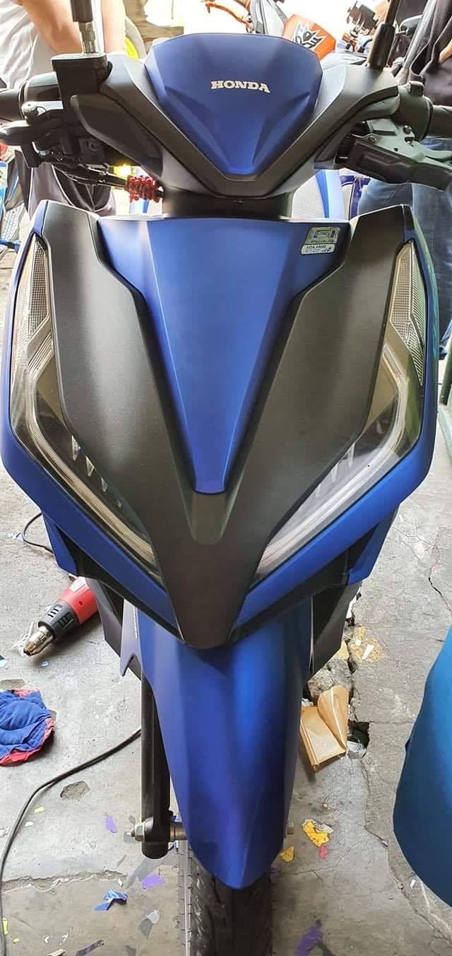 JUAN Decals - Honda Click Whole wrap Matte Blue and Matte...