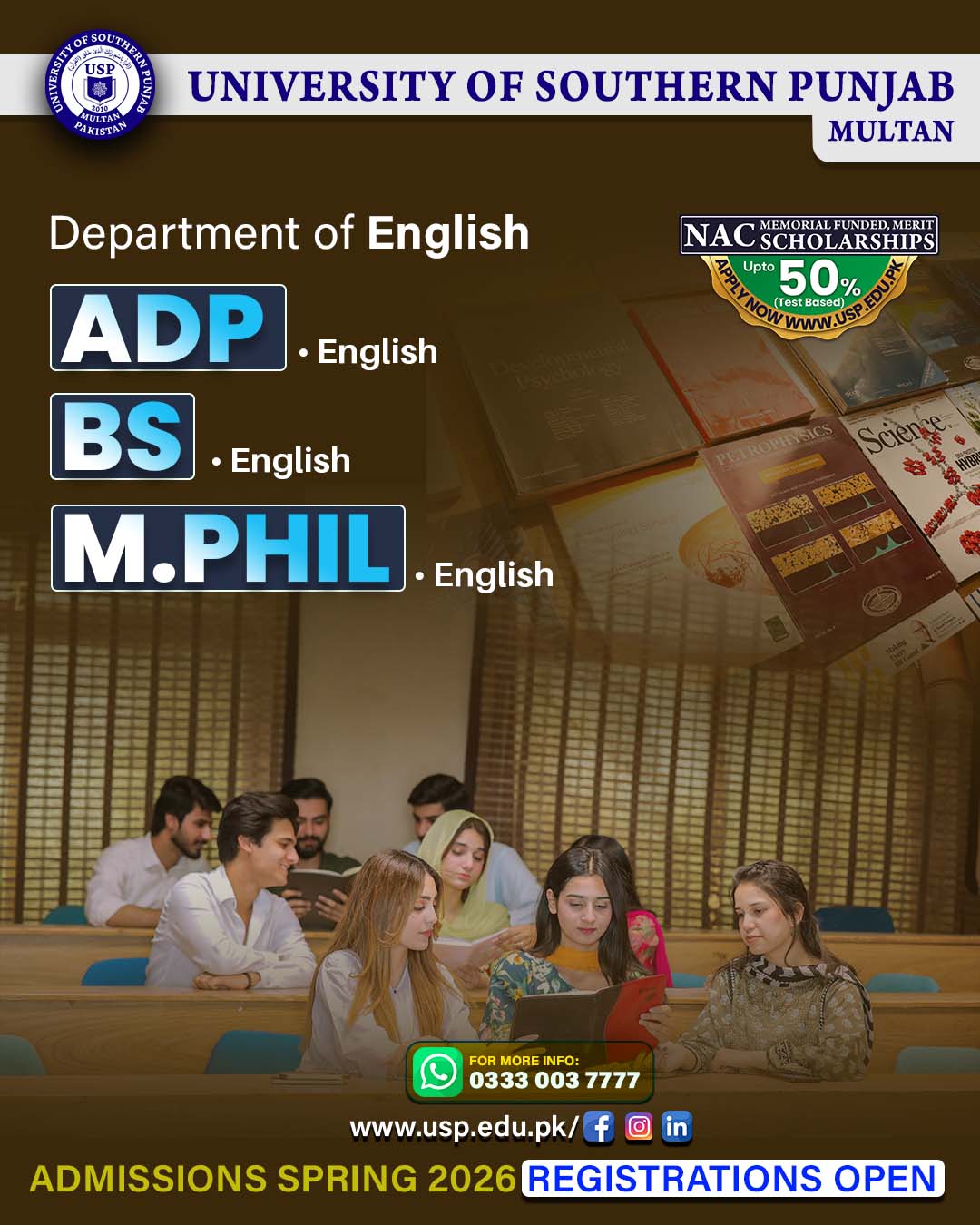Univer... - University of Southern Punjab - Multan - Pakistan