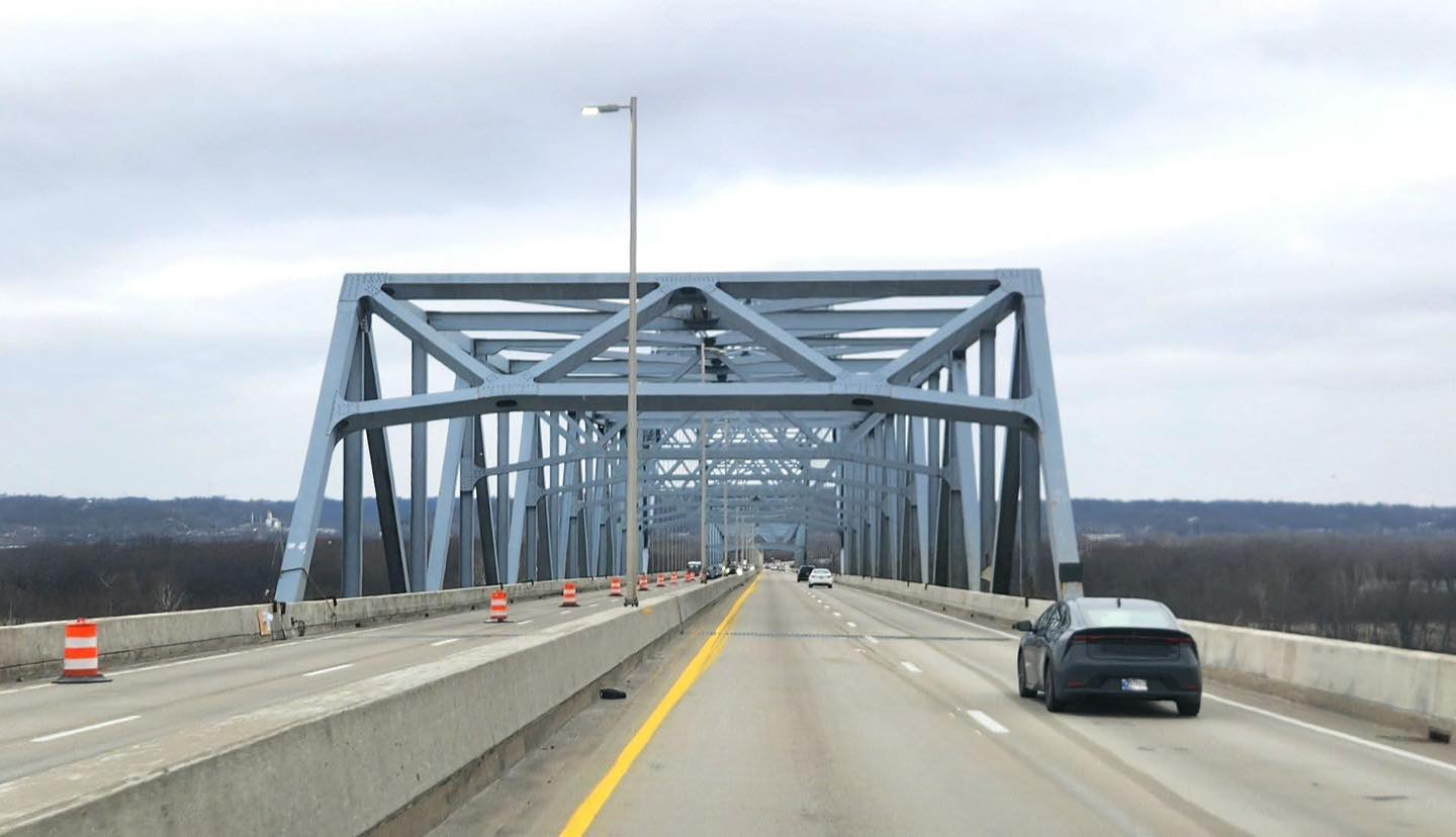 Harrison - A follower says: Your drive from Kentucky to Indiana just ...